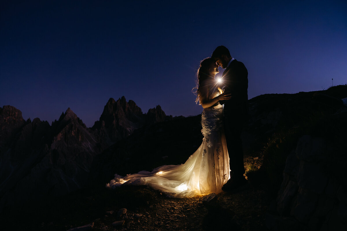 Tre Cime Dolomites Elopement