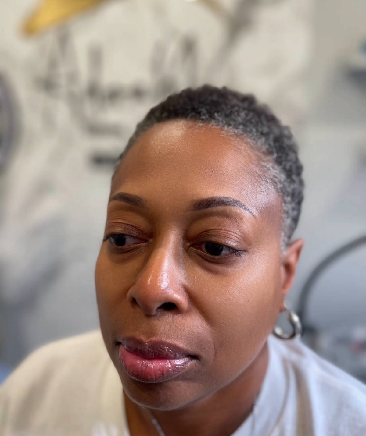 Adorble Brows Studio_ Cleint after Ombre Brows