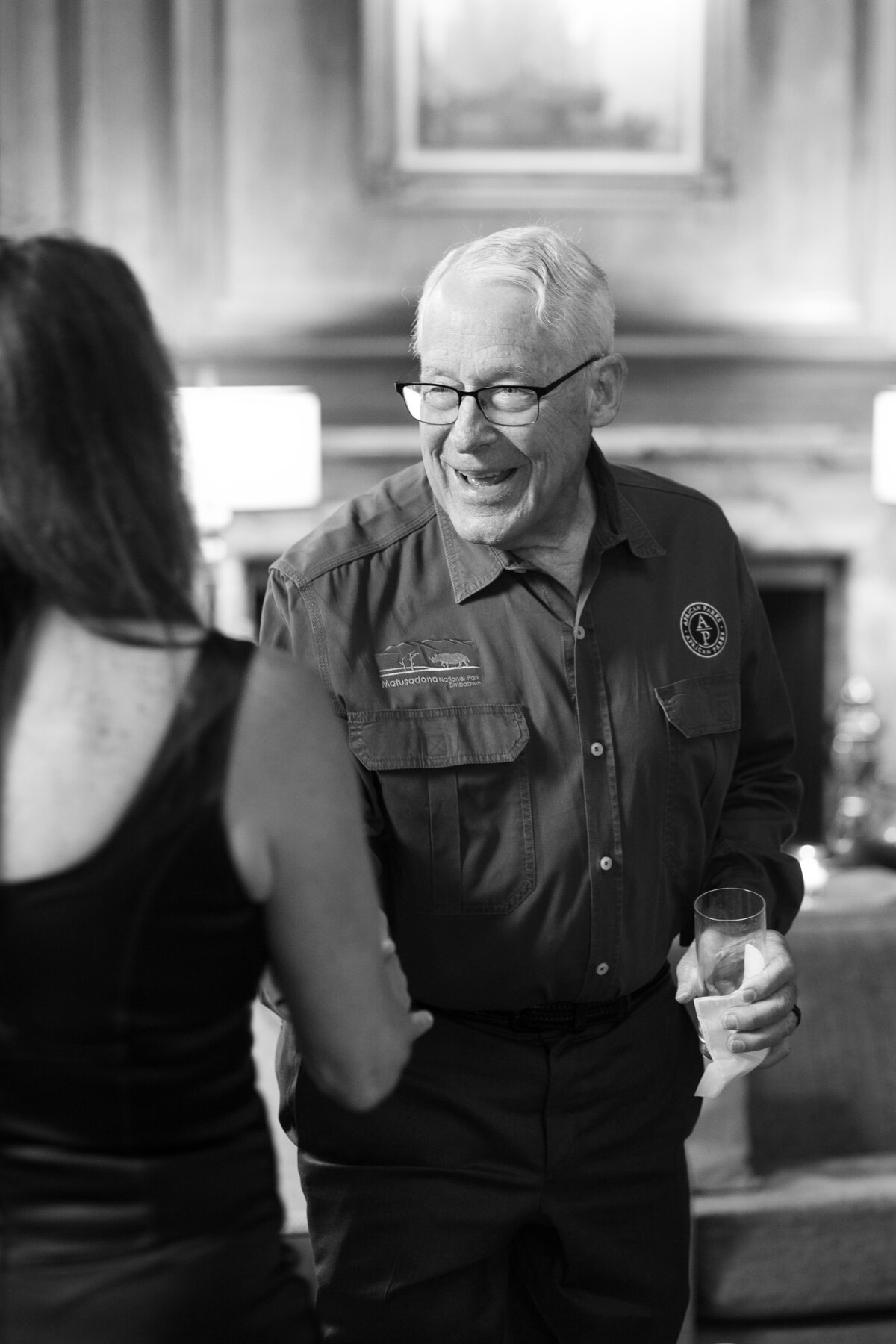 Older male smiling