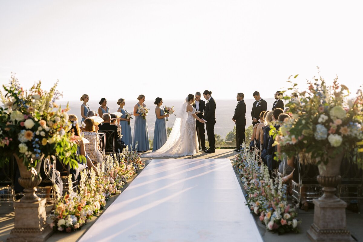 Lauren + John - Burrit on the Mountain Wedding - Ceremony-96