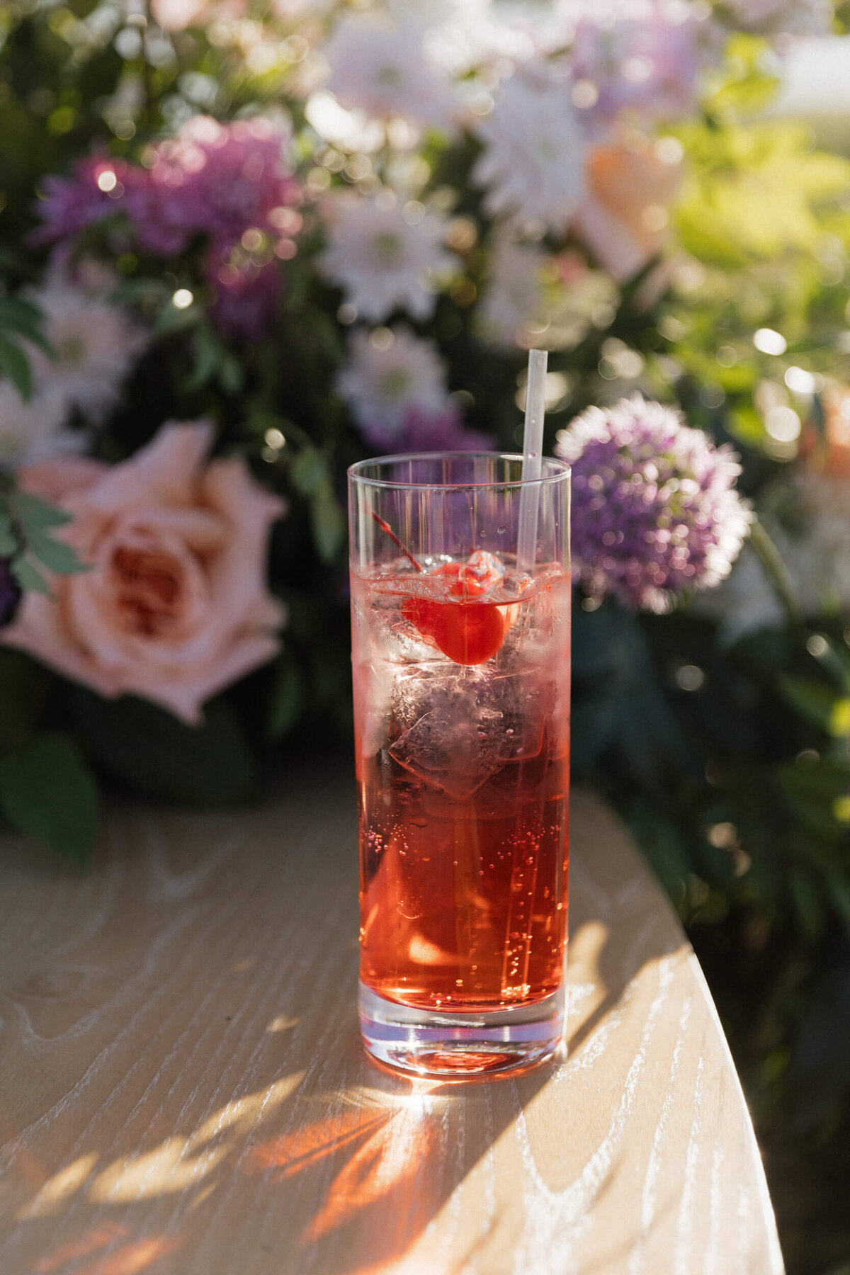Colorful arizona wedding reception decor bar 2