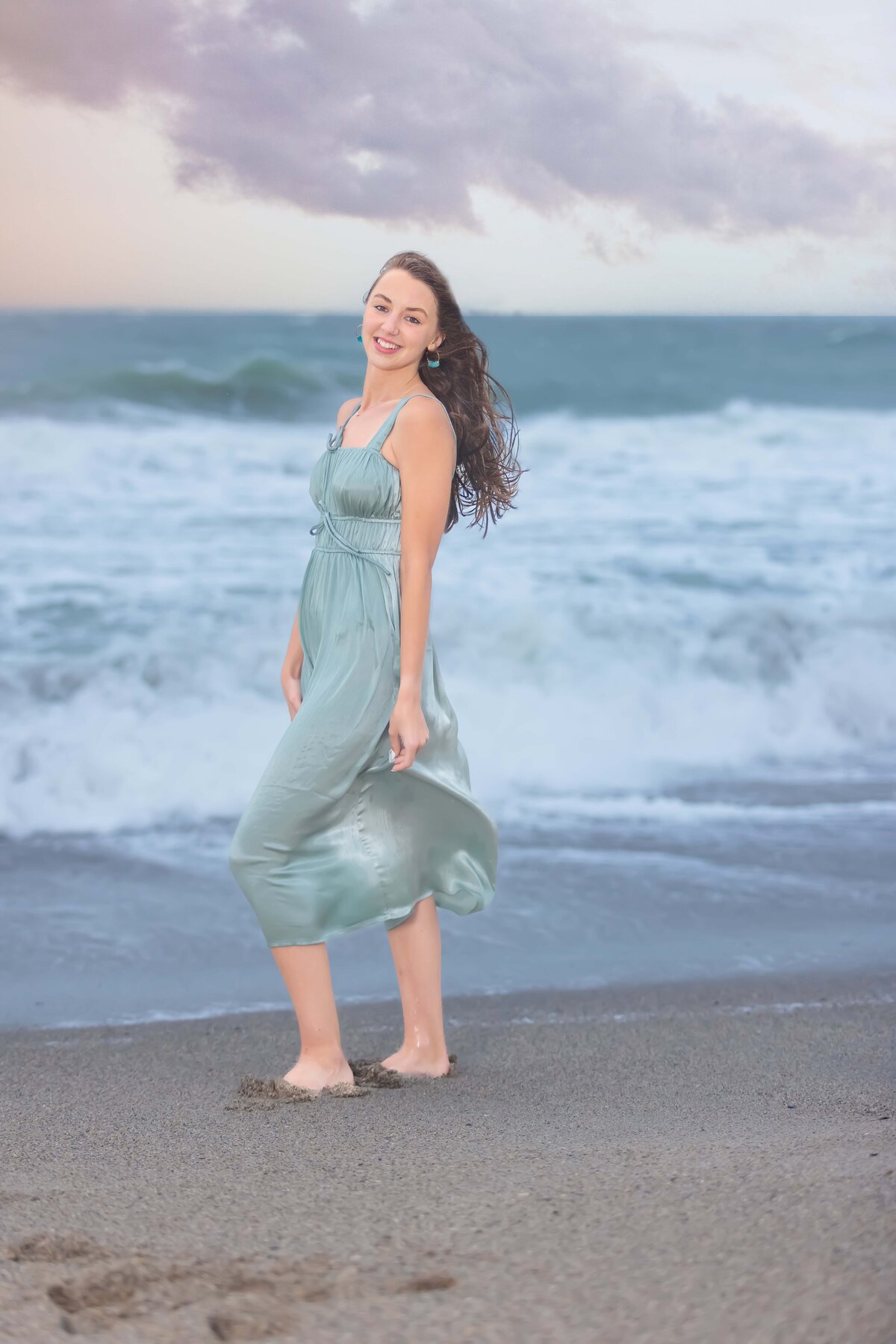 Sunset portraits on NC Beach