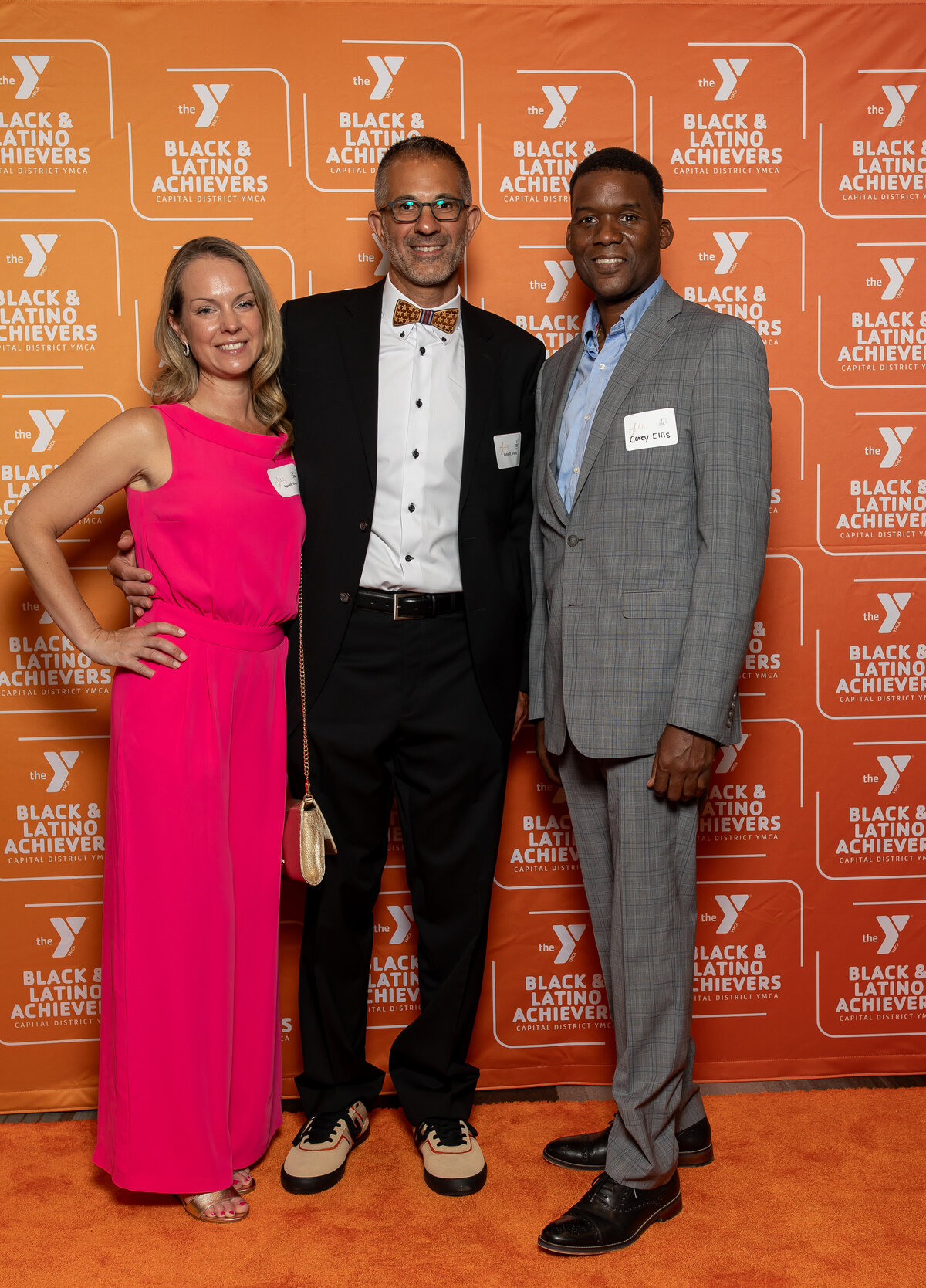 BLACK AND LATINO ACHIEVERS SNEAKER GALA ATTENDEES IN ALBANY NY 