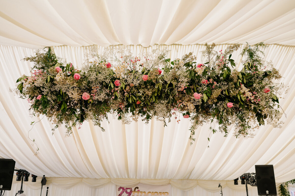 Flower Cloud Marquee Wedding 