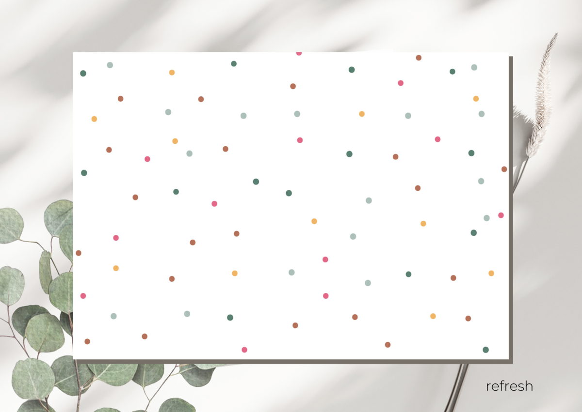 Wedding confetti pattern