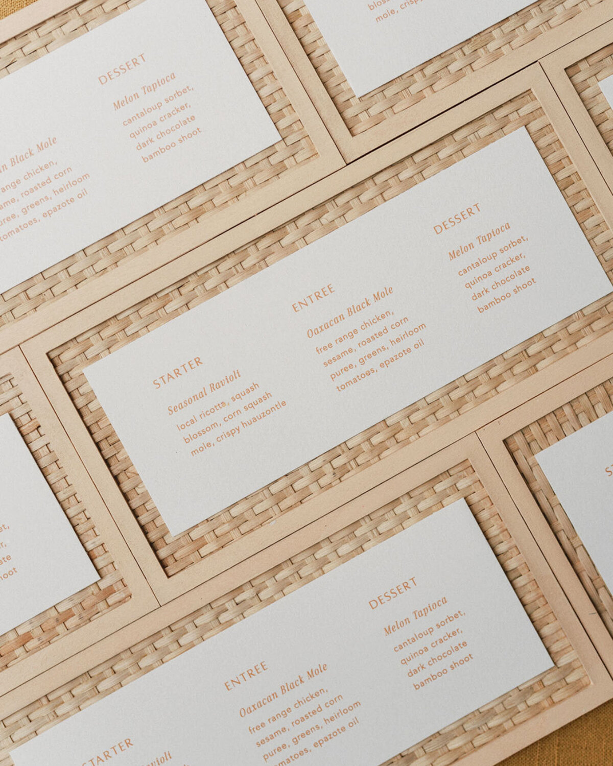 Dominique Alba studio custom stationery tropical colorful event 11