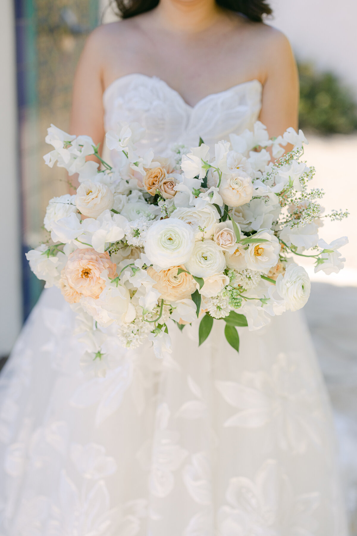 Spring bridal bouquet