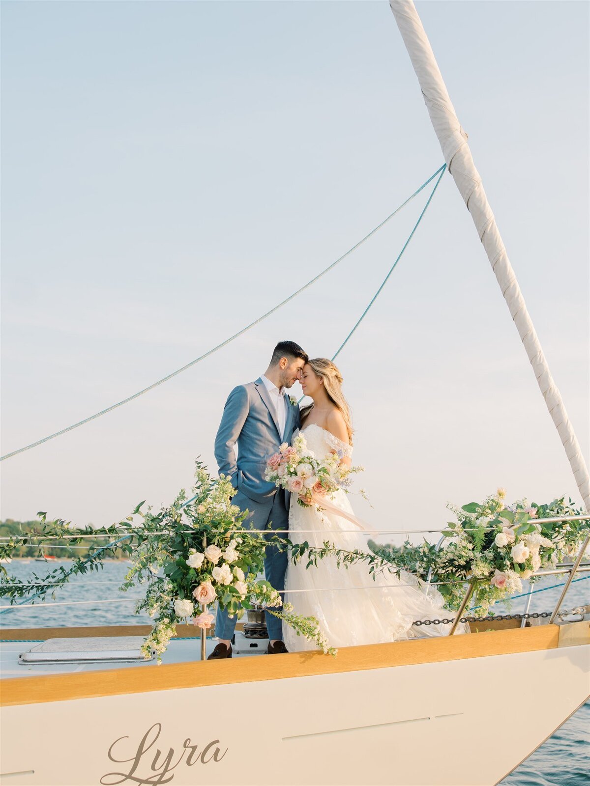 Kate-Murtaugh-Events-RI-wedding-planner-coastal-Newport-luxury-elopement-floral-installation-sailboat-yacht-sail-RI-greenery