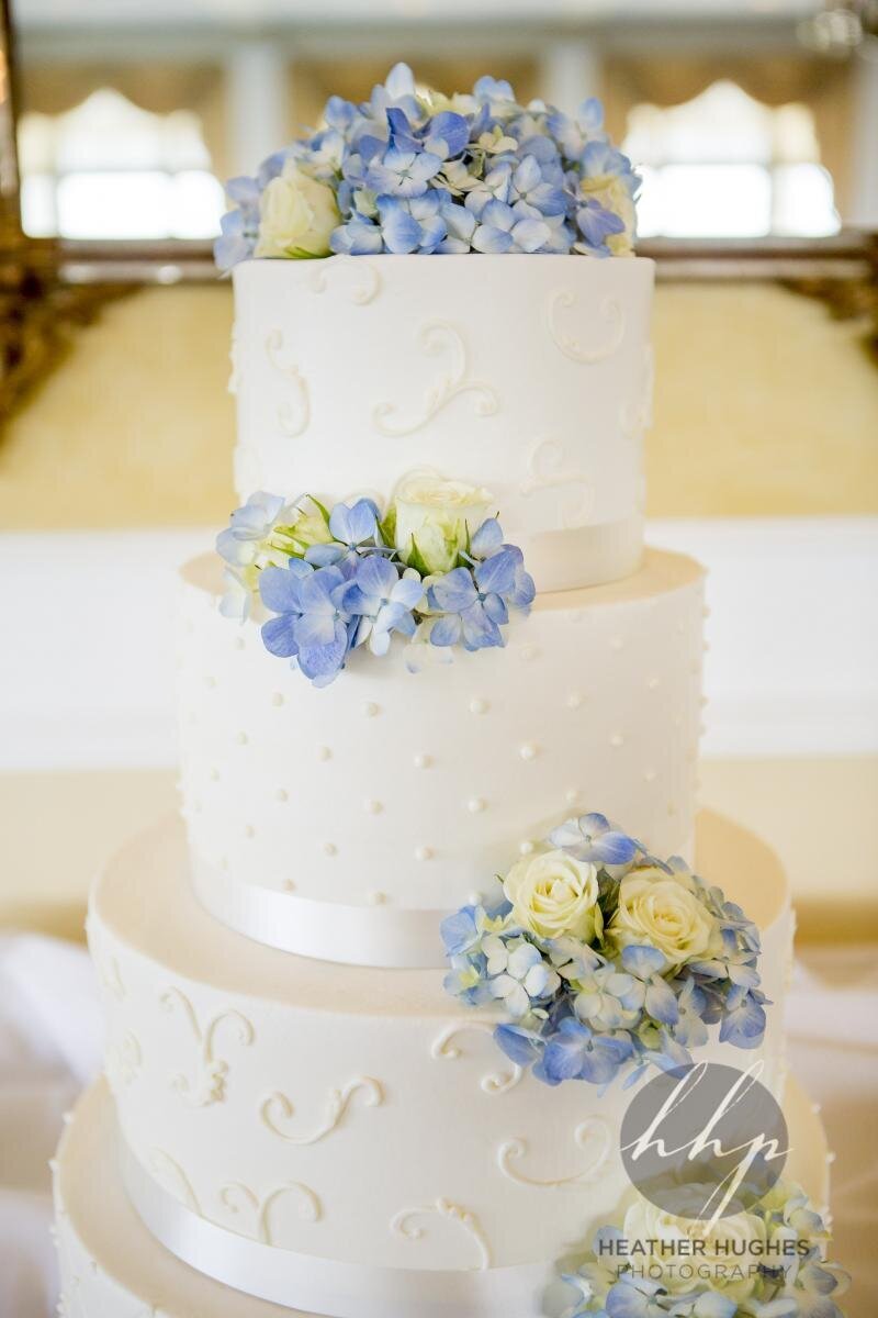 Buttercream and Hydrangeas