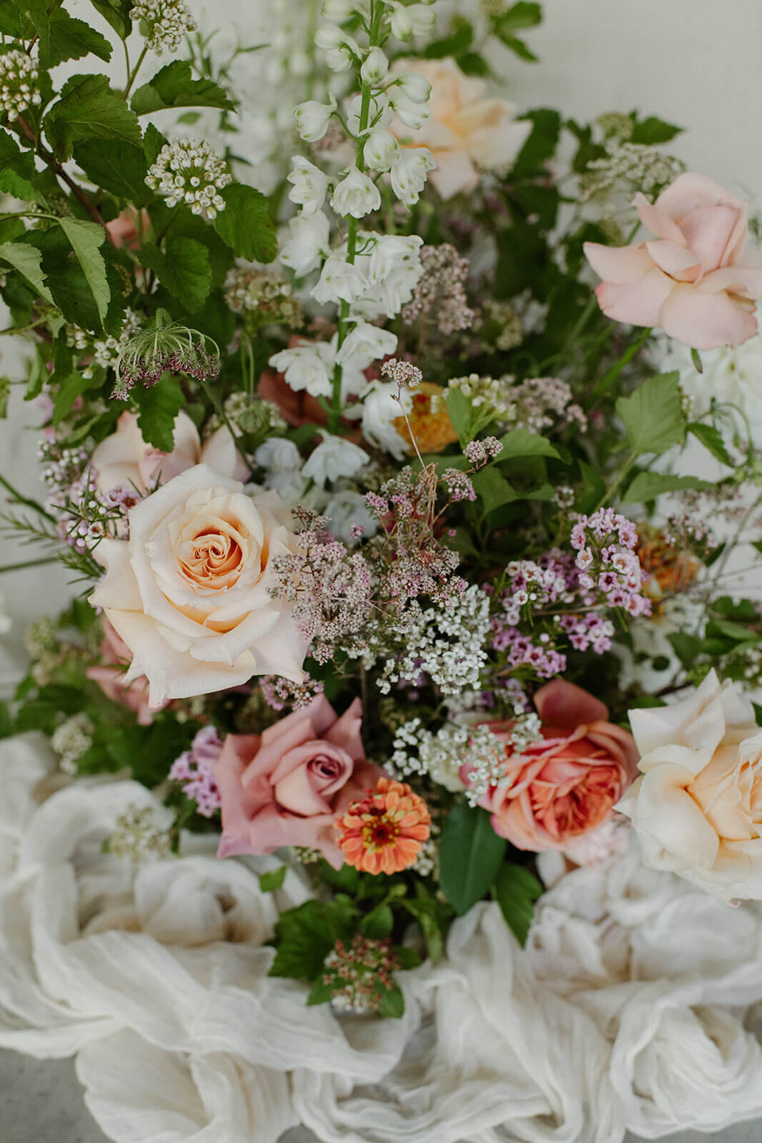 Romantic and whimsical wedding flowers Yandina