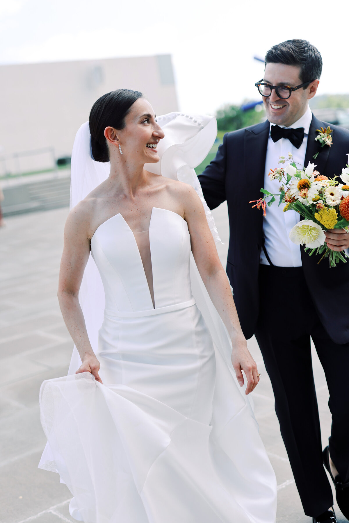 Editorial Wedding Portraits at the Kennedy Center in Washington 28