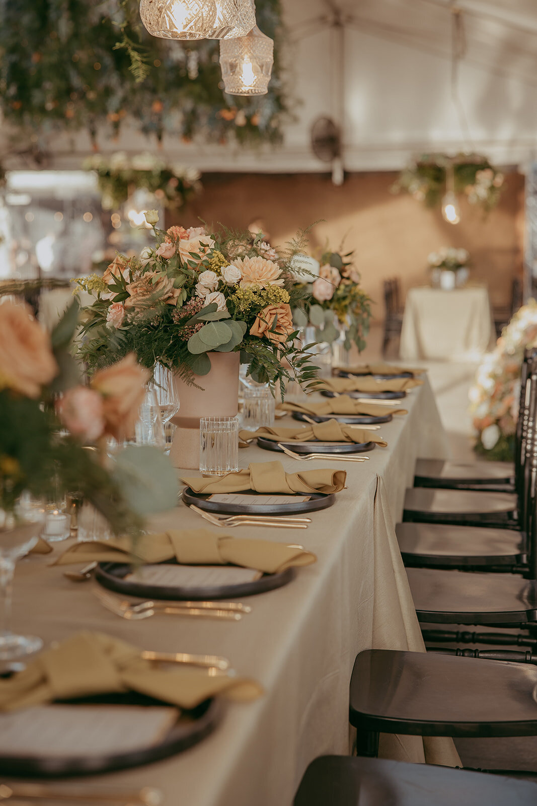 Fall wedding table