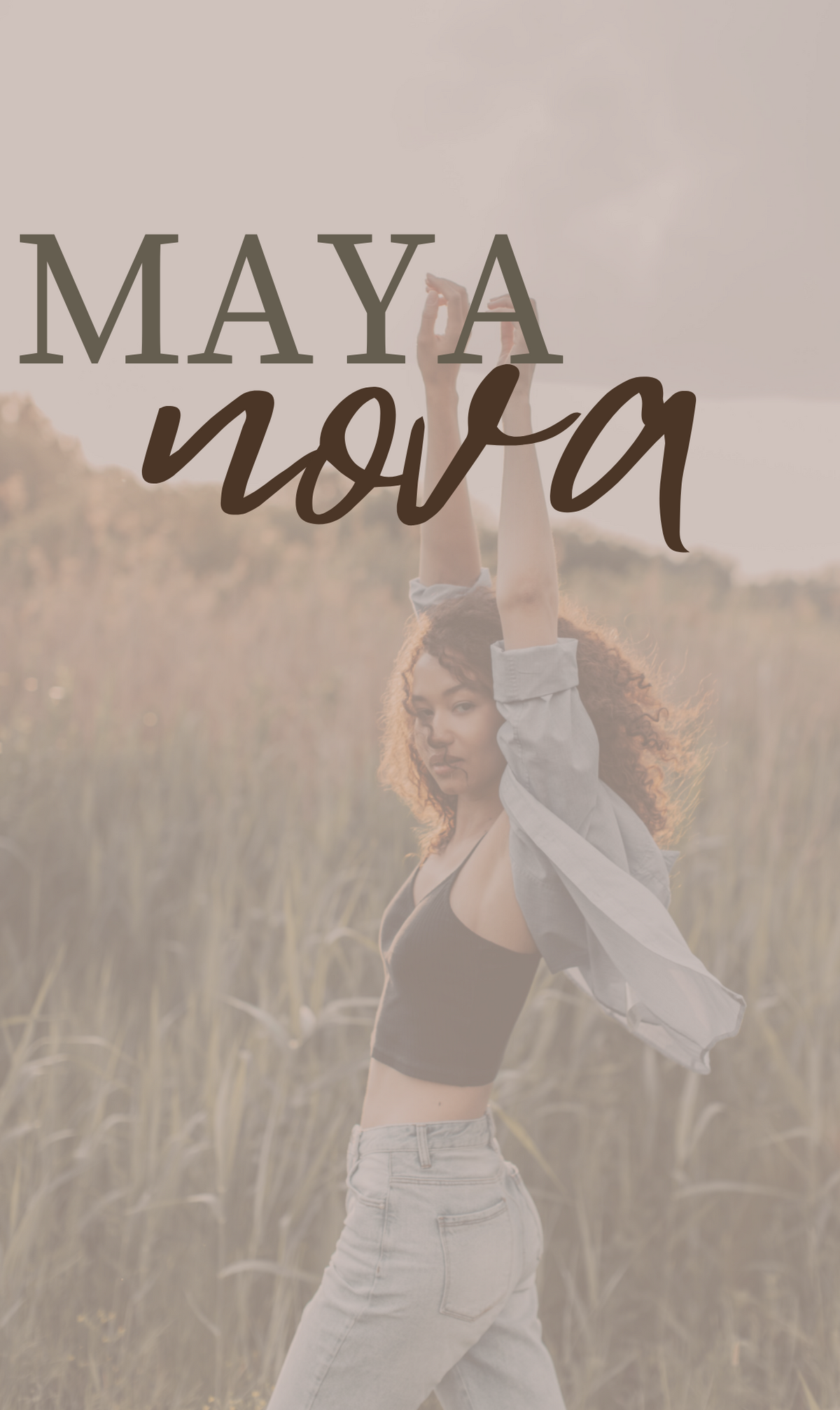 graphic that says maya nova