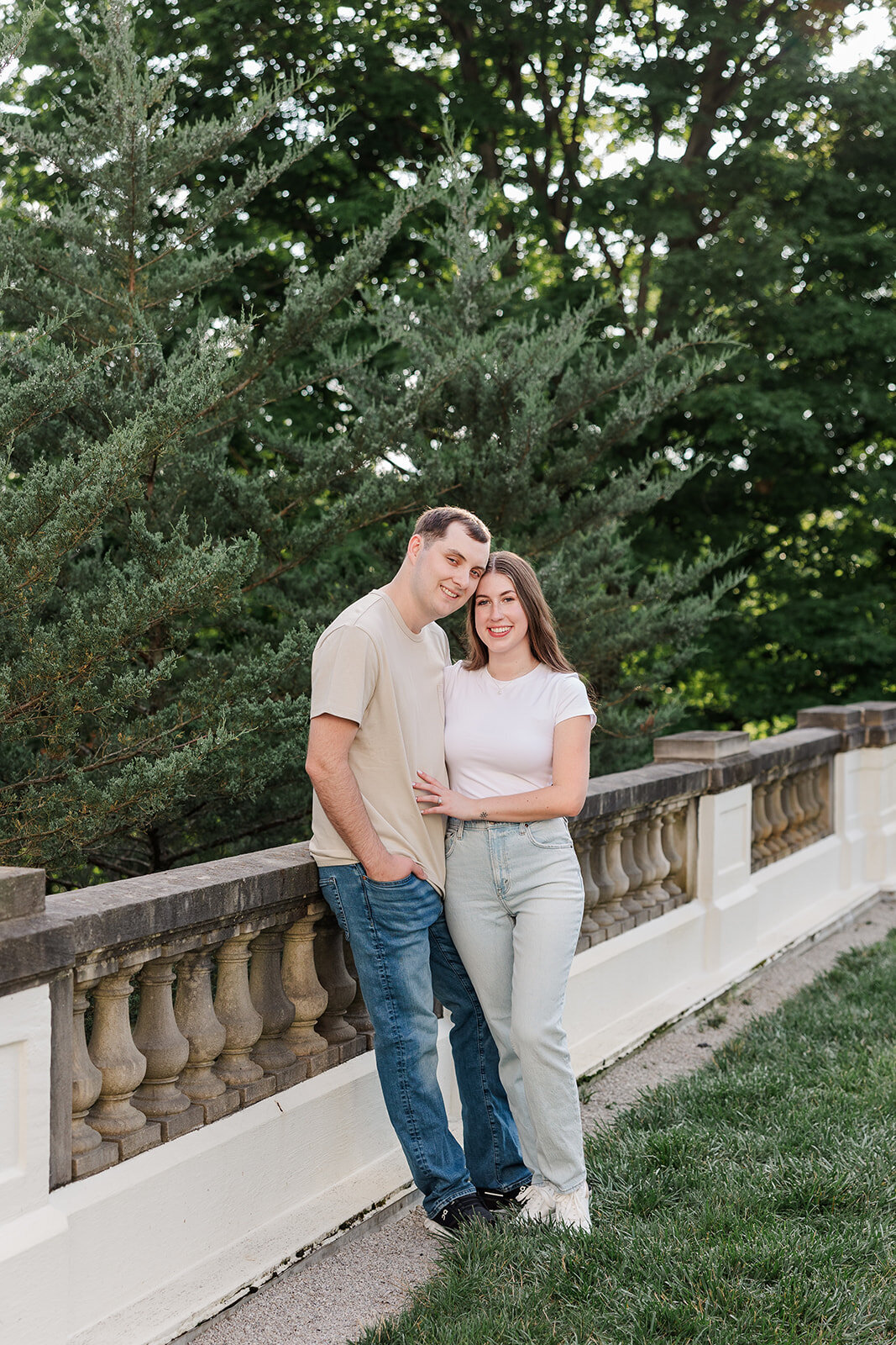 Alexis Fox Photography + Indianapolis + Indiana + Engagement Session + Newfields (17 of 37)