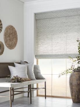 Roman Shade Gray Hartmann