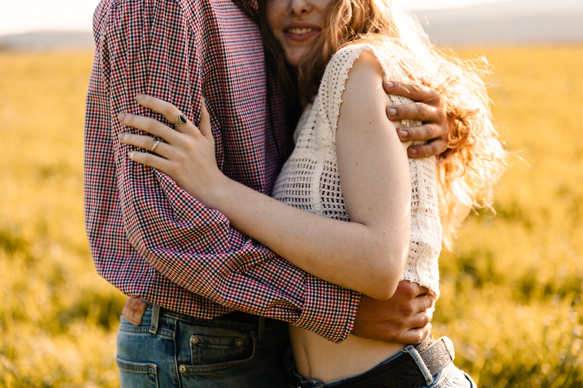 central ny couple embracing