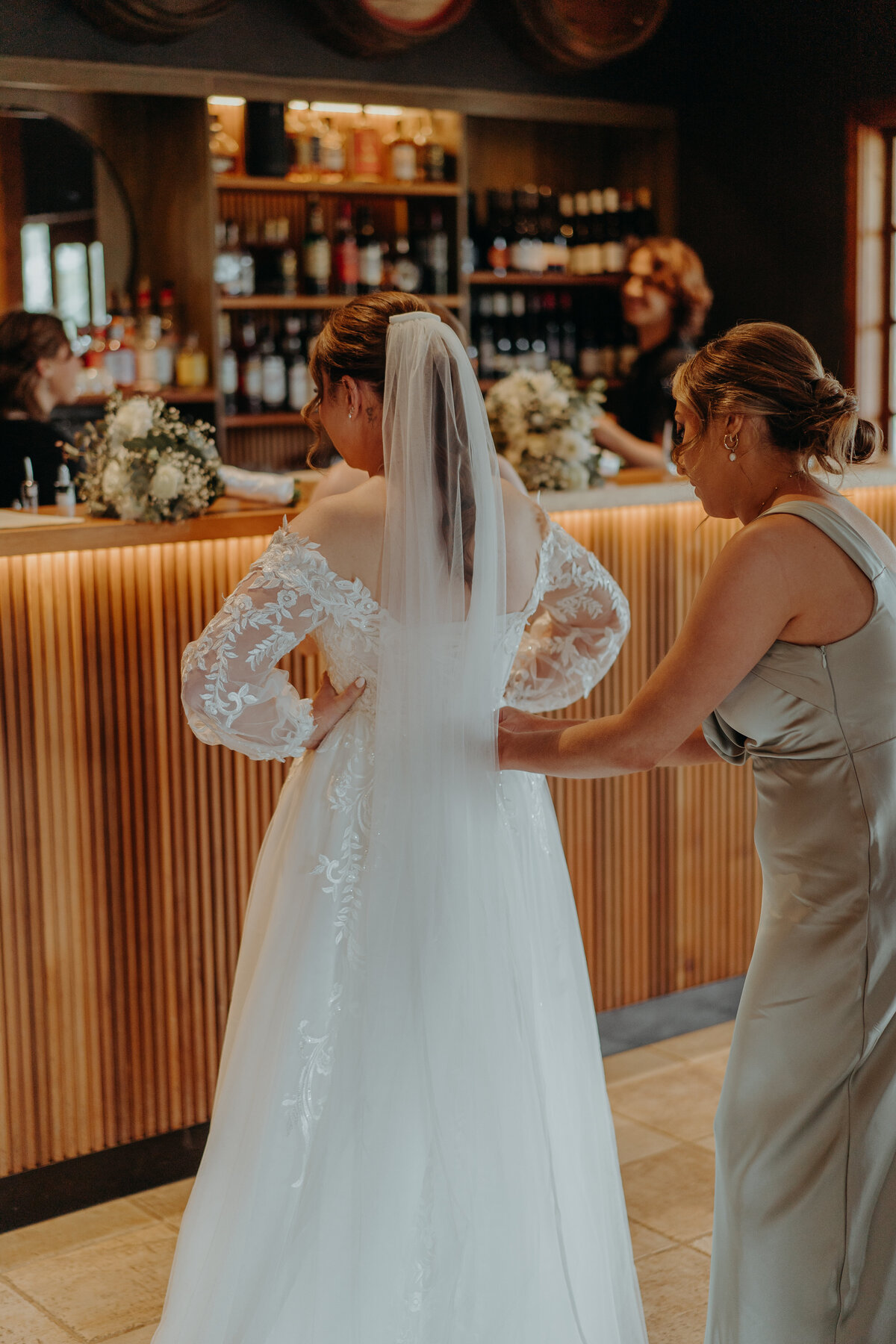 The bride by Balnarring wedding photographer Jake Grinde
