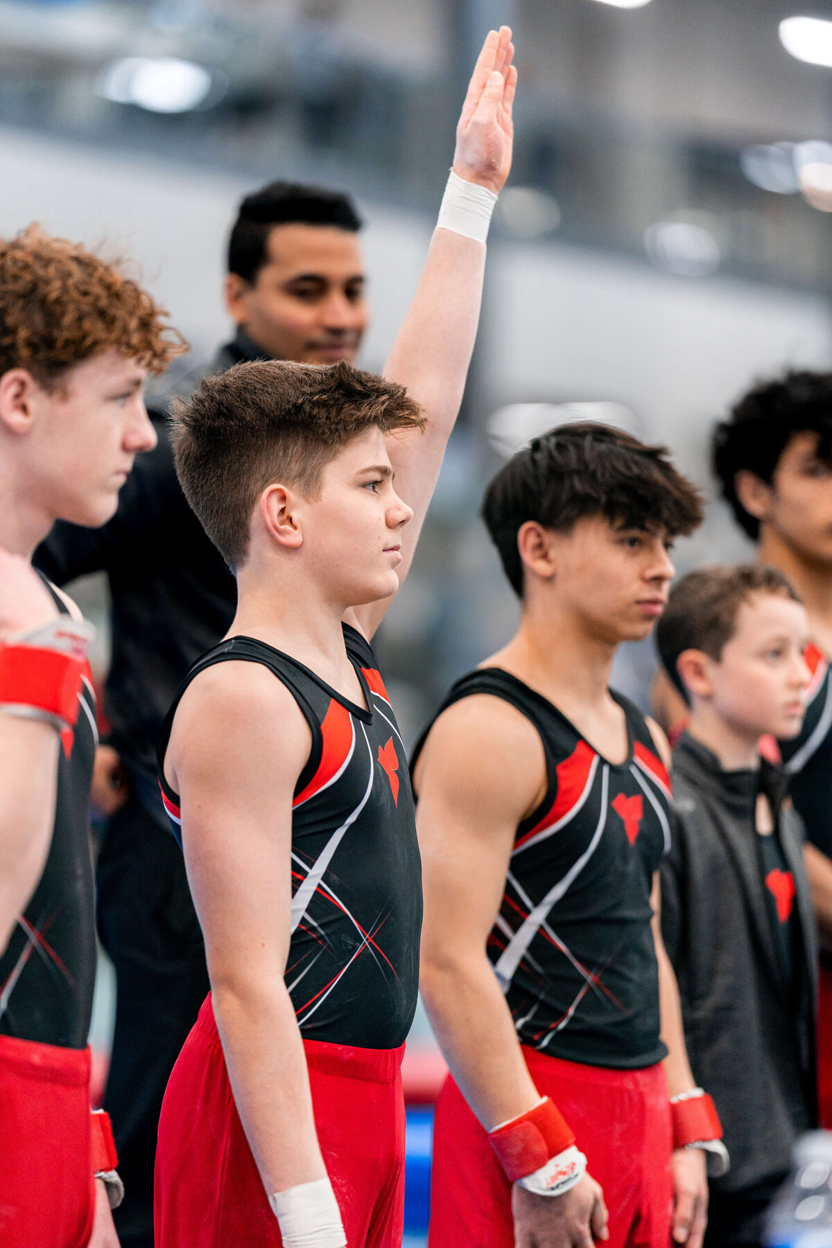 Photo by Luke O'Geil taken at the 2023 inaugural Grizzly Classic men's artistic gymnastics competitionA9_00664