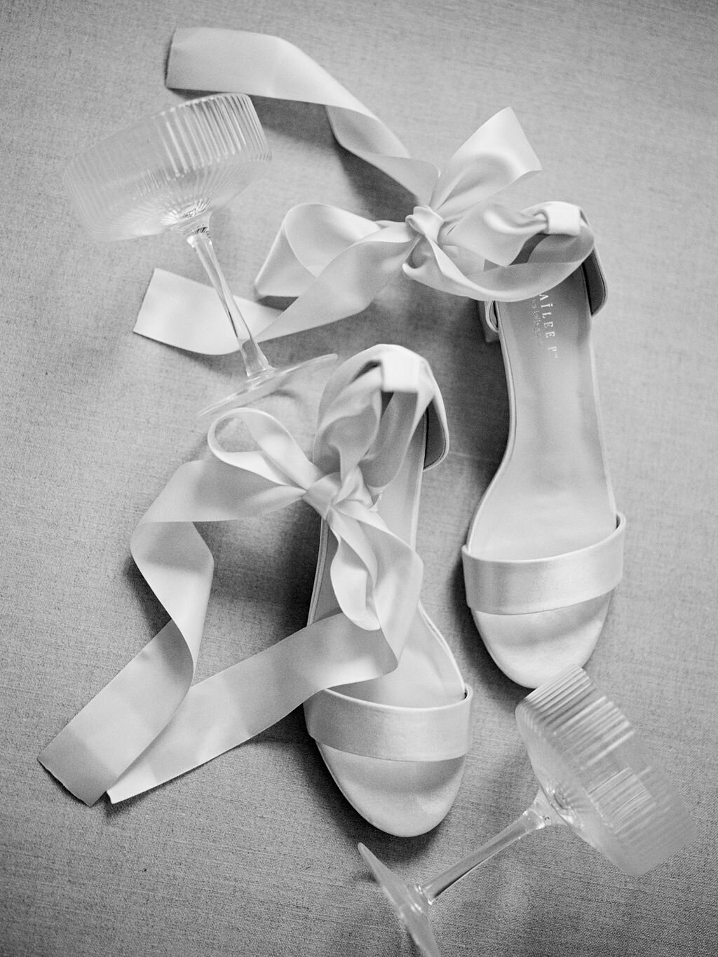 Black and White Bridal Shoes | Hannah Constein Photography
