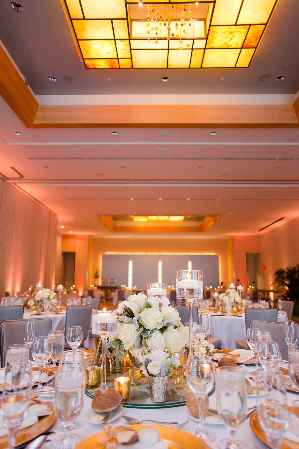fairmont hotel wedding flowers reception