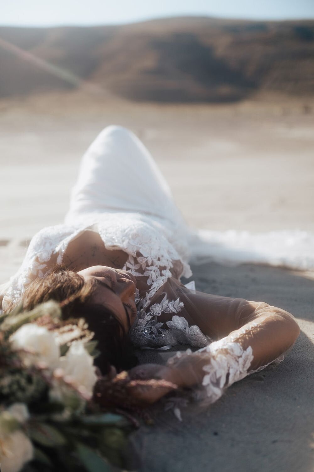 Daisy Randy Fenoli Bridals Reno Nevada Sand Dunes Katherine Krakowski Lake Tahoe Reno Photographer 24