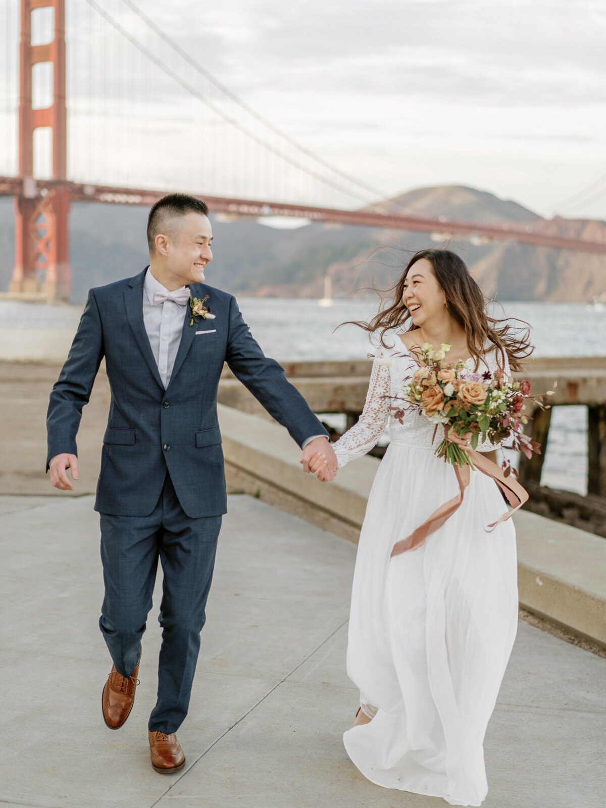 Irene + Nam San Francisco Presidio Lover's Lane Crissy Field Elopement Wedding Cassie Valente Photography 0070