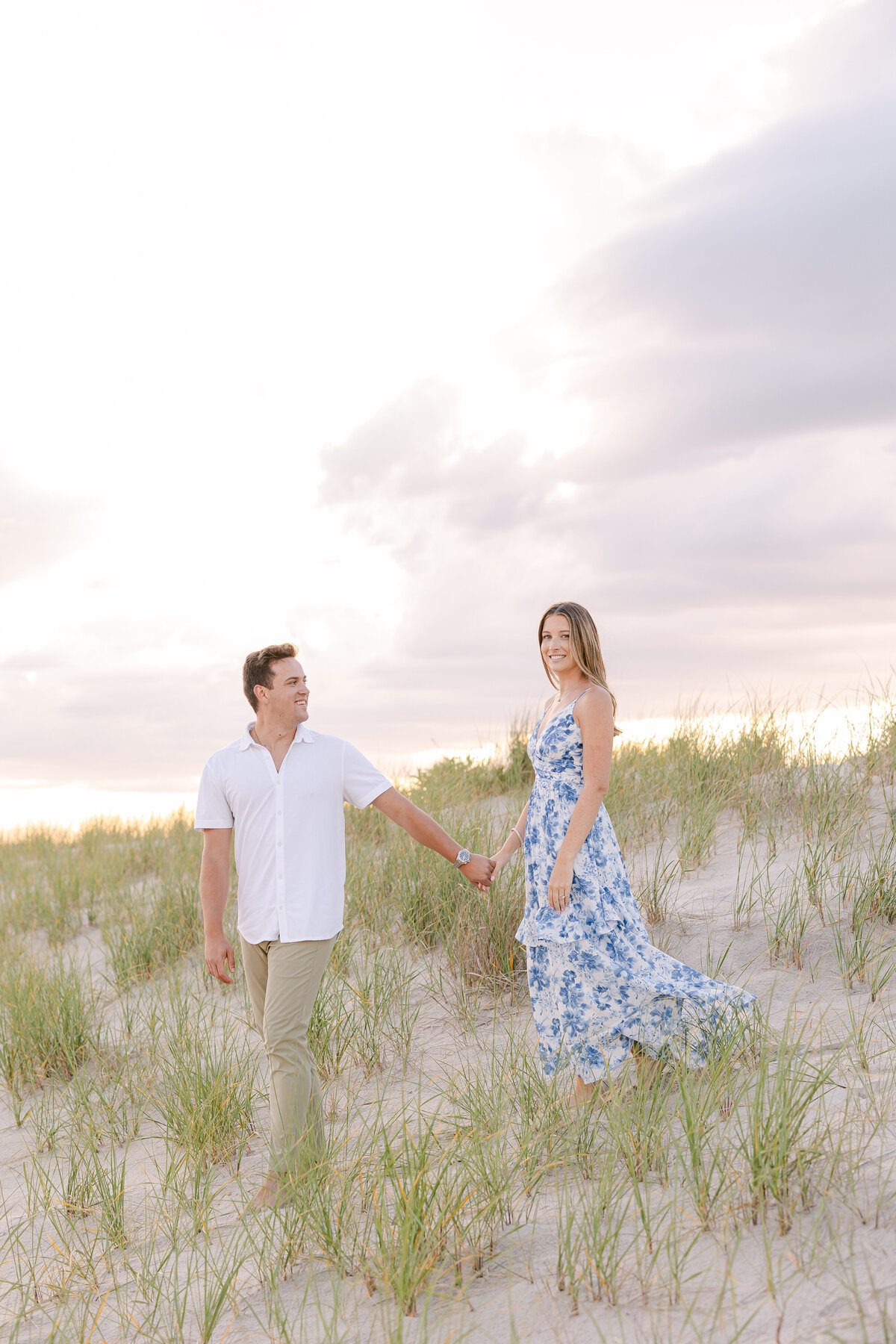 Hamptons Beach Engagement Session-1