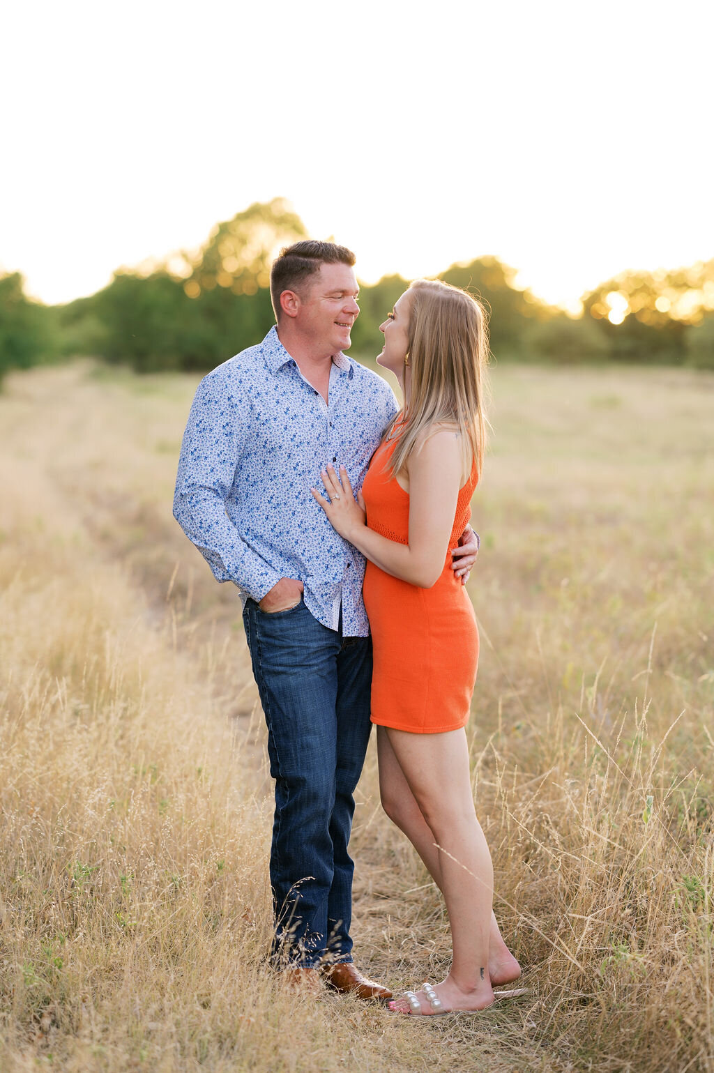 Engagement portraits on family ranch5