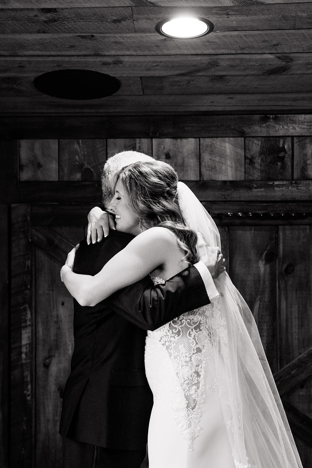 black and white first look dad