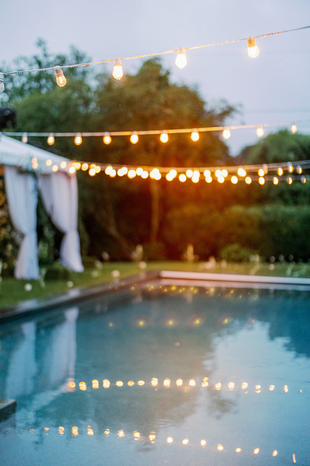 Poolside Tented Wedding