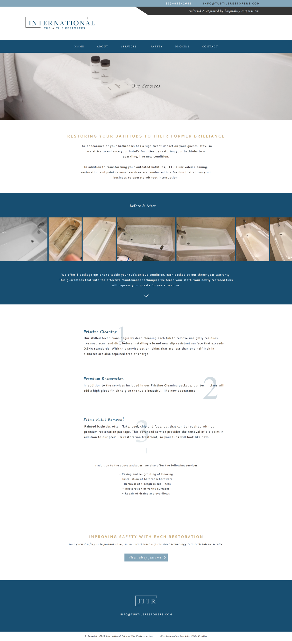 Professional website design by Tribble Design Co.