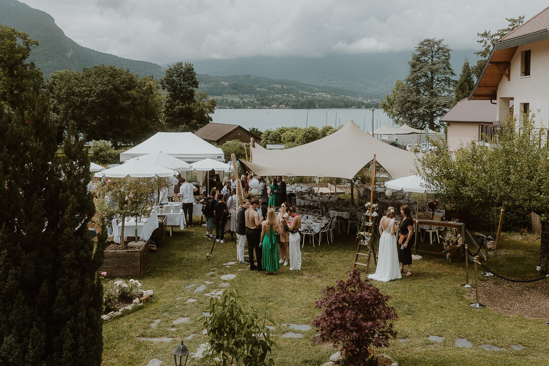 un mariage dans la baie de talloires
