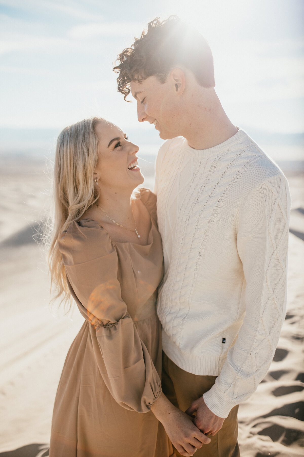A Sand Dunes Engagement Photography Session - 11
