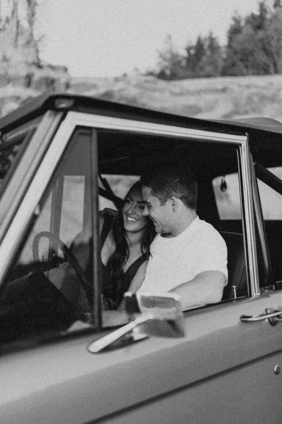 Black-and-white-engaged couple-56
