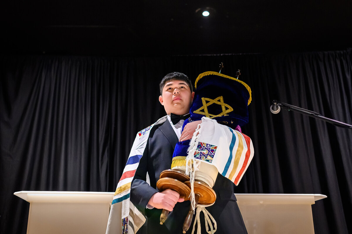 Ari's Bar Mitzvah at ELounge - Ceremony-88