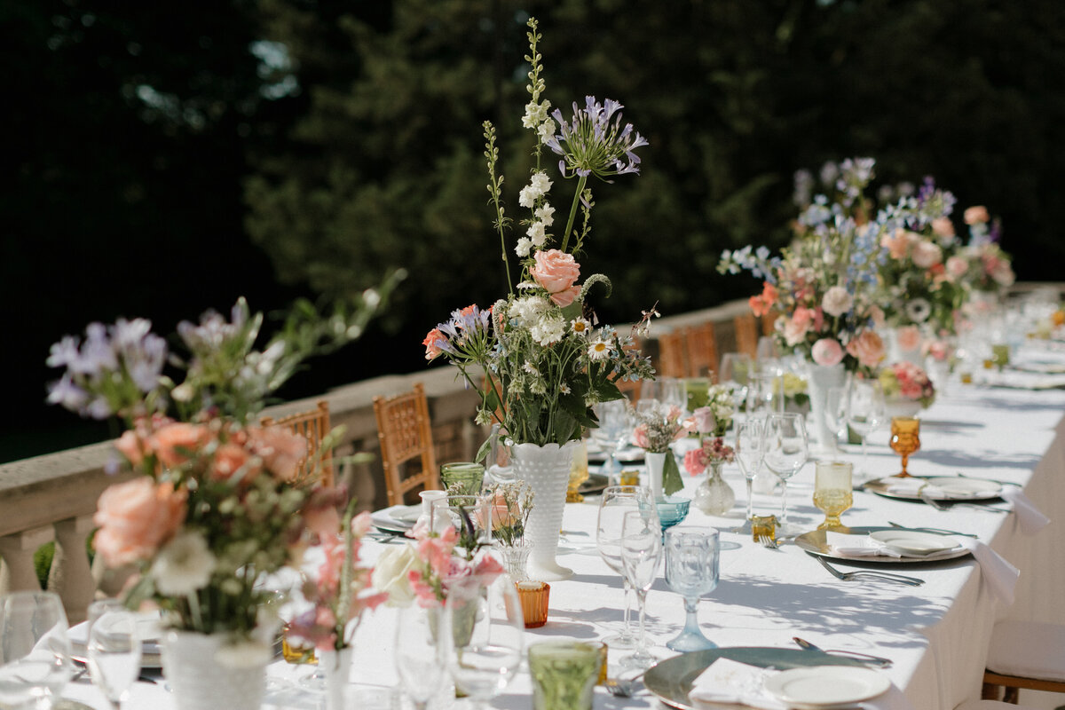 Indianapolis wedding photography outdoor reception details