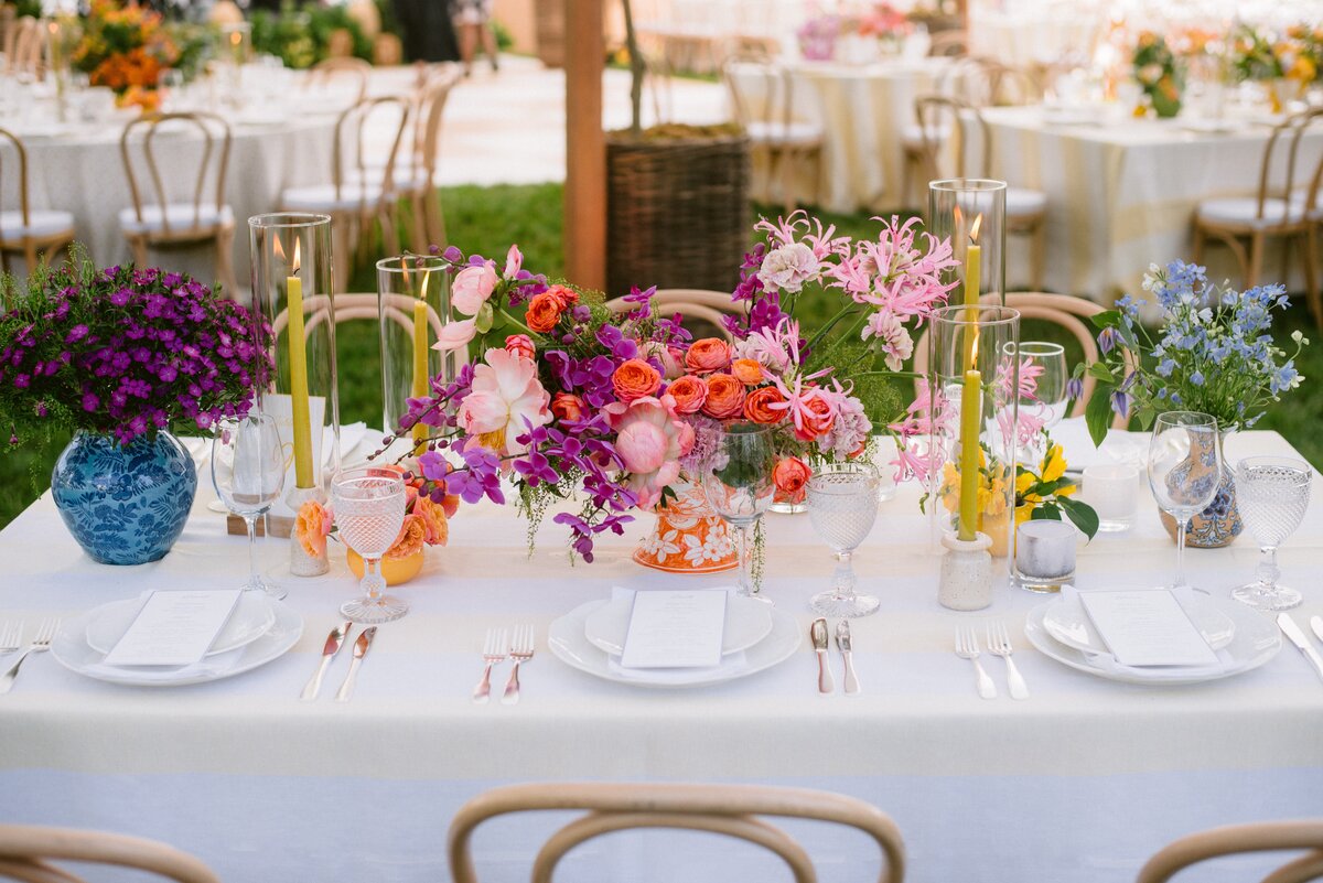 Summer tented wedding at Willow Hill in Connecticut by Gathered East