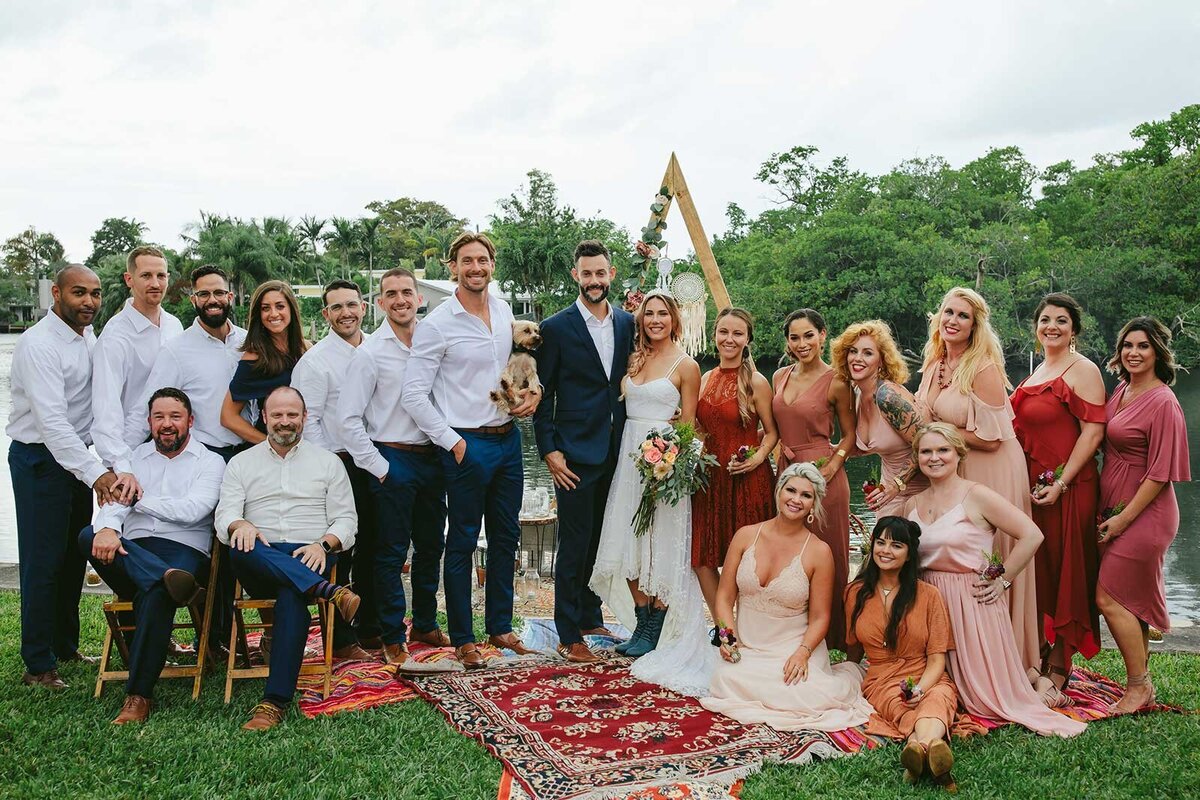 Wedding-Party-Boho-Wedding-Fort-Lauderdale