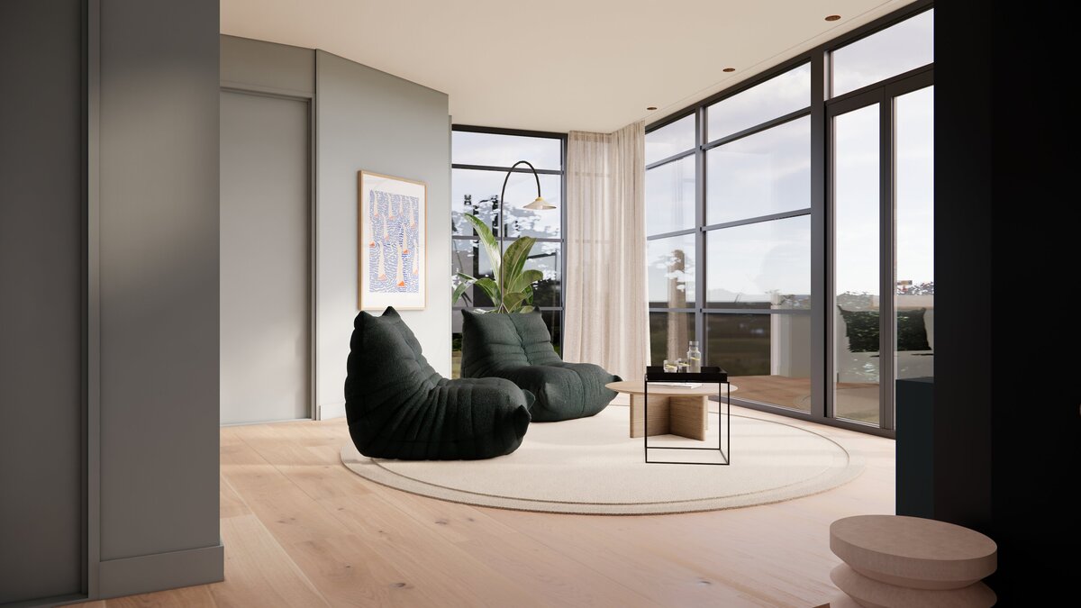 Project Noordendijk - Fam. Lissenberg - Aanzicht tuinkamer