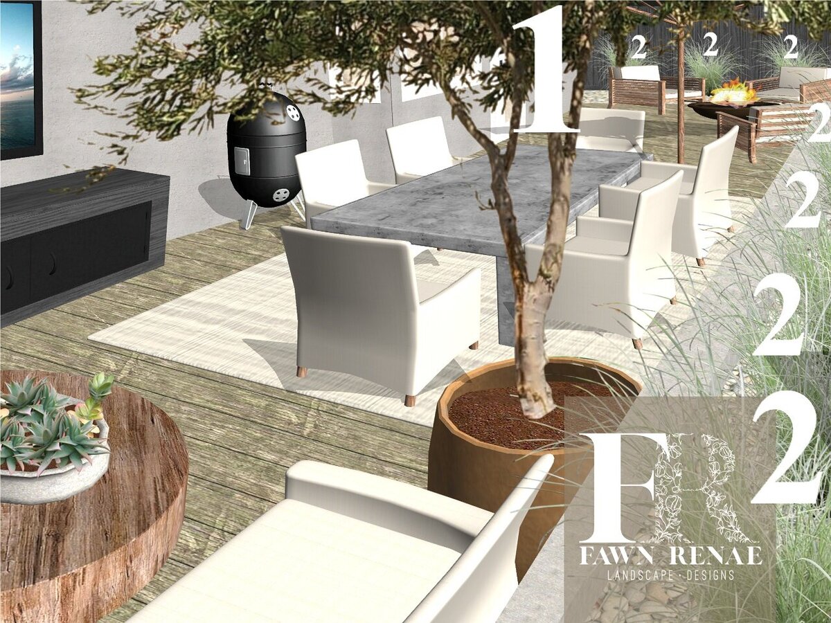 #TERESA KANE patio wide design
