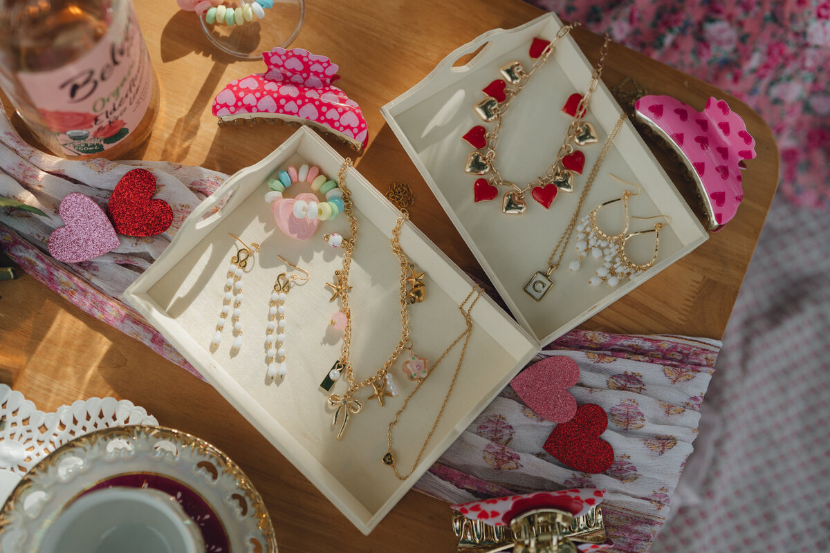 jewelry brand boutique photoshoot in orange county