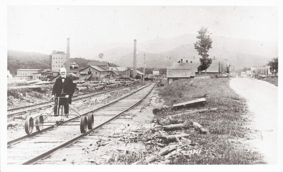 East Branch & Lincoln Railroad Map