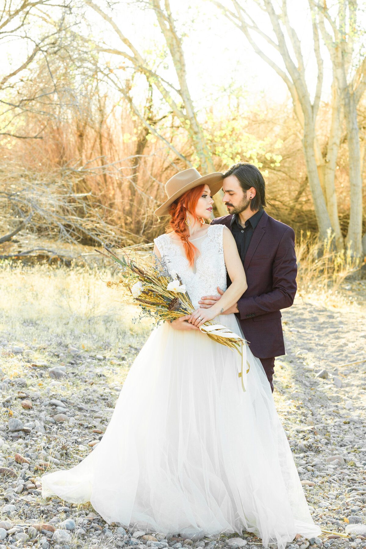 Wedding Couple's Portrait Photography - Saguaro Lake Arizona - Bayley Jordan Photography