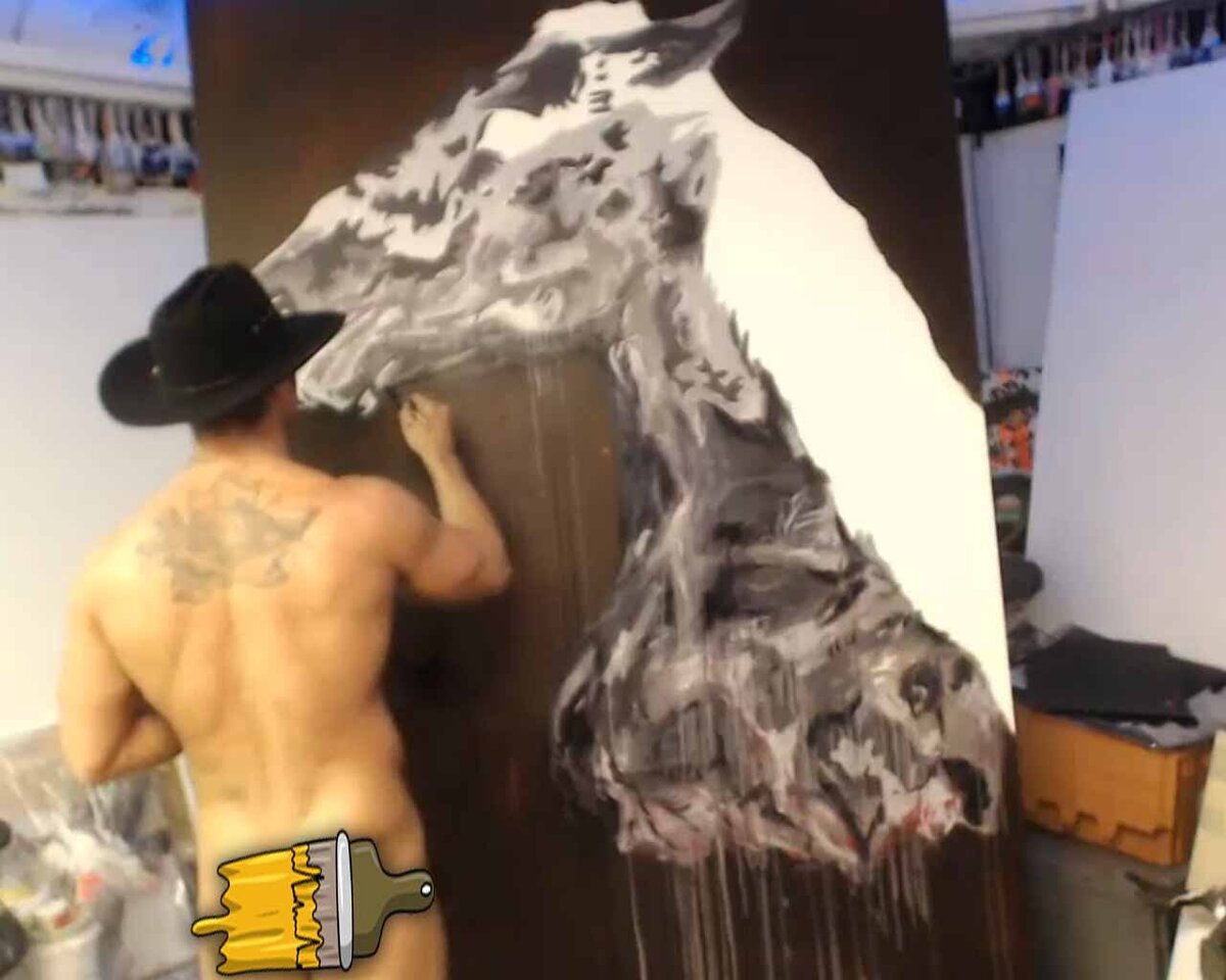 Brent Ray Fraser Live Art Studio Webcam 38