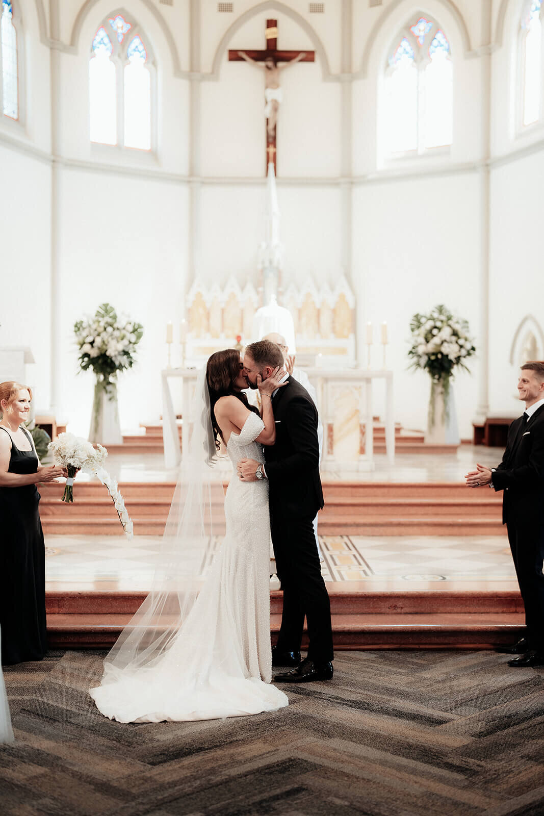 First kiss at Ceremony