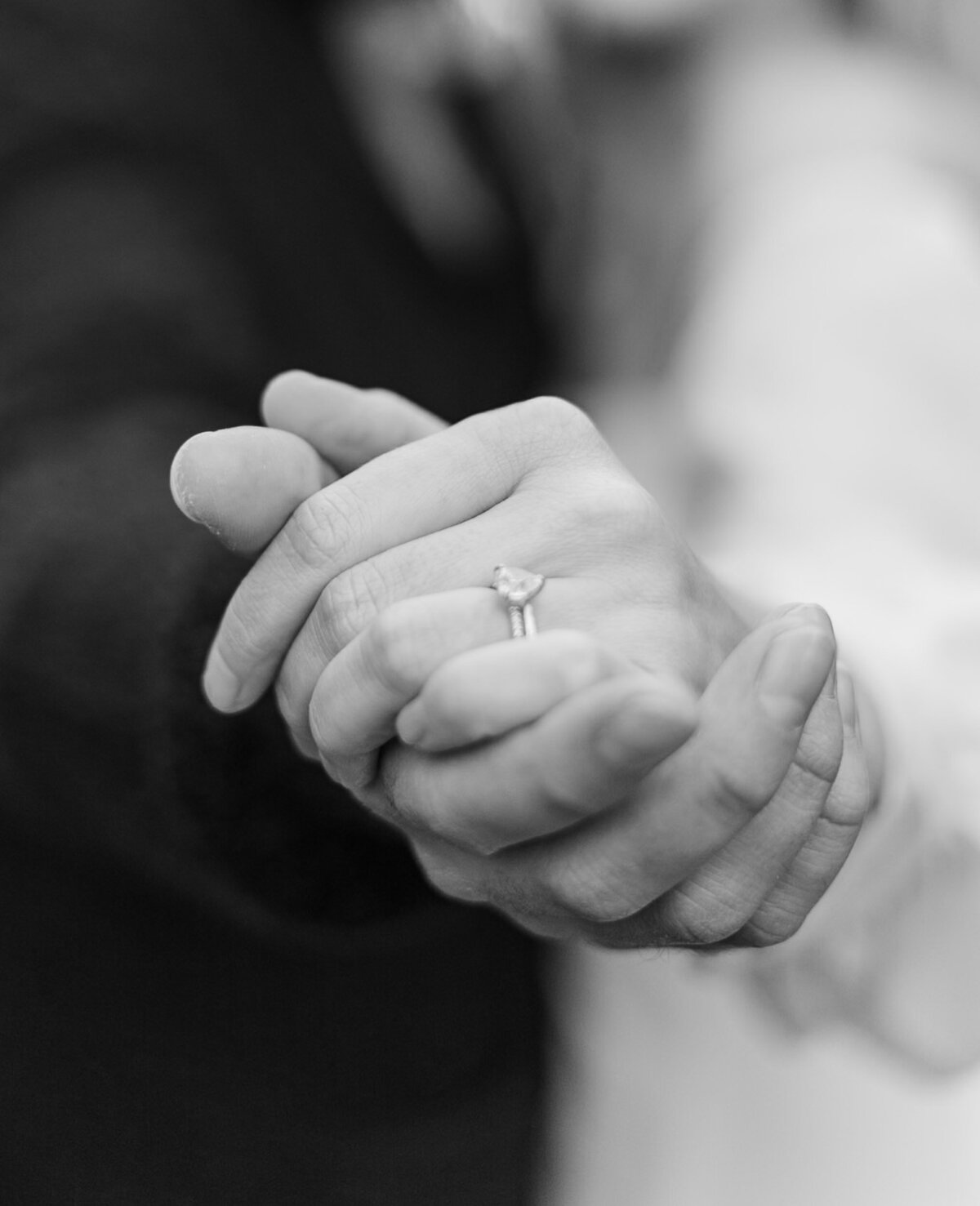 holding hands