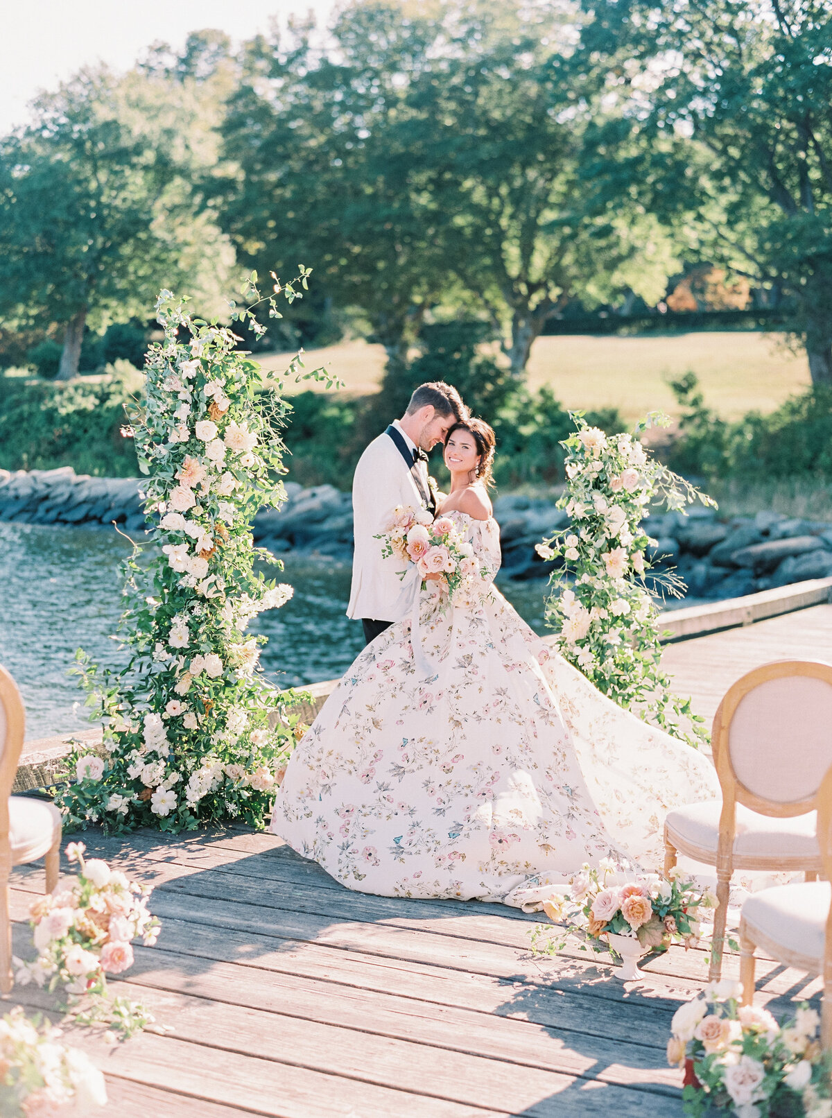 115 French Riviera Inspired Wedding with Always Yours Events and Lauren Fair140