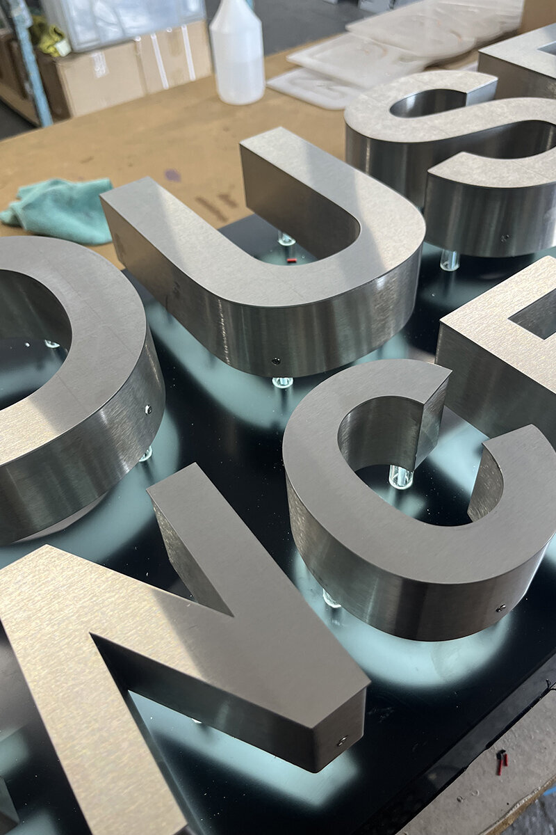 ellis-signs-built-up-brushed-stainless-steel-letters-newcastle-gateshead-north-east