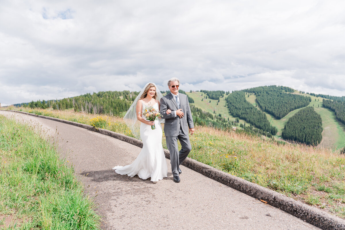 Vail Wedding Deck Mountain Village Romantic Summer Elopement Wedding Ski Lift Elena Spraguer Photography 0007