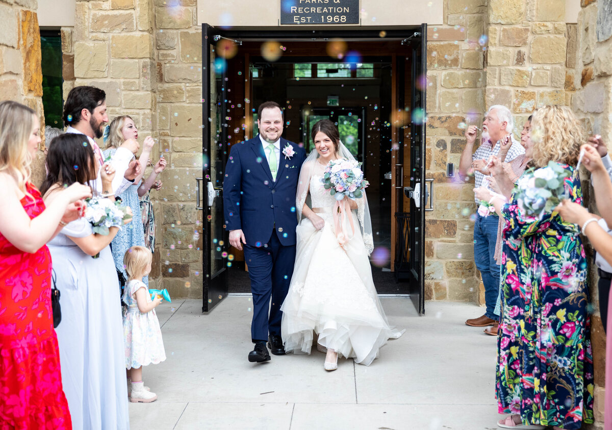 Bubbles Wedding Sendoff